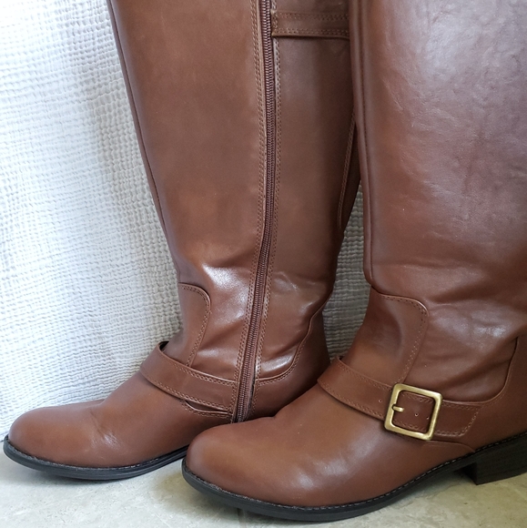 LifeStride Spell WideCalf Cedar Kraft Riding Boots - Picture 3 of 6